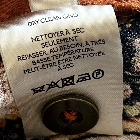 ANTHROPOLOGIE Odette Printed Joggers Paisley Boho Pant Size Small Pull On - Picture 7 of 11